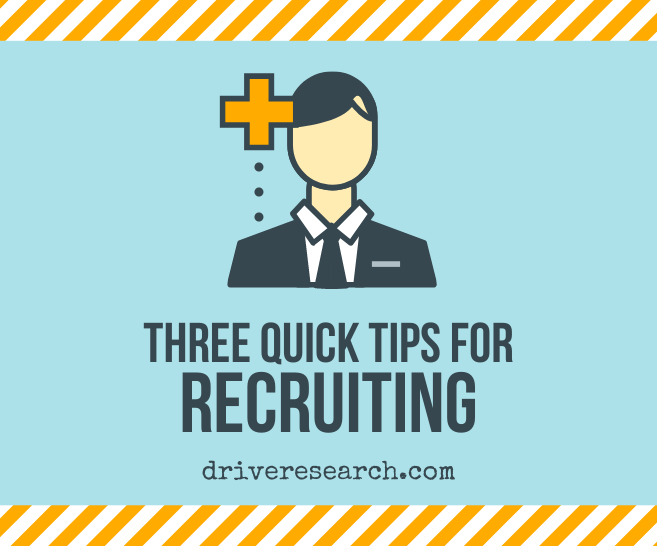 3 Quick Tips for Market Research Recruiting