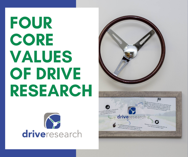 4 Core Values of Drive Research | Market Research Company New York