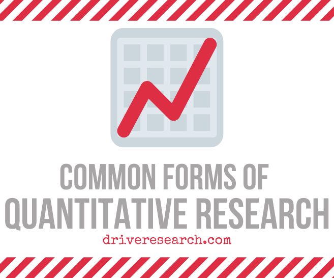Common Forms of Quantitative Research | Market Research Firm Albany, NY
