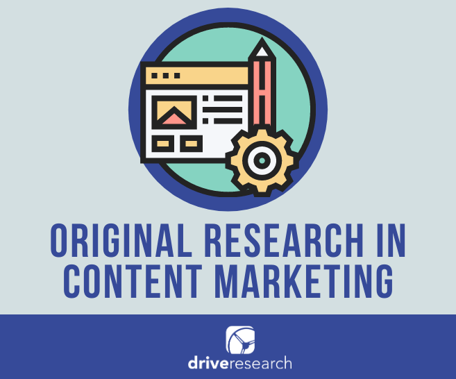 original research in content marketing