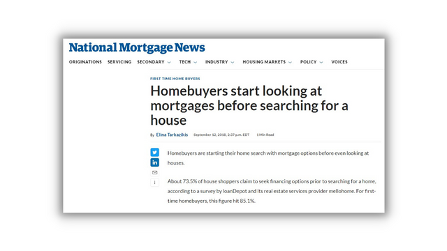 National Mortgage - Loan Depot Feature