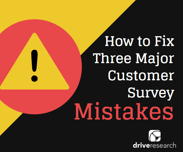 how to fix 3 major customer survey mistakes | error symbol