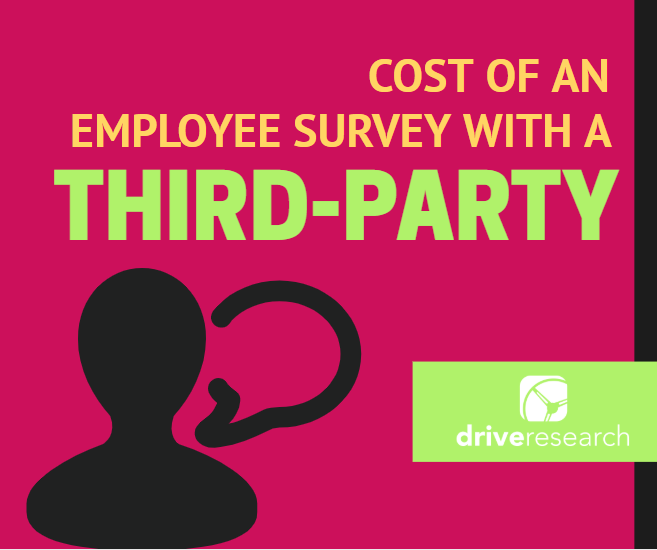 cost of an employee survey with a third party