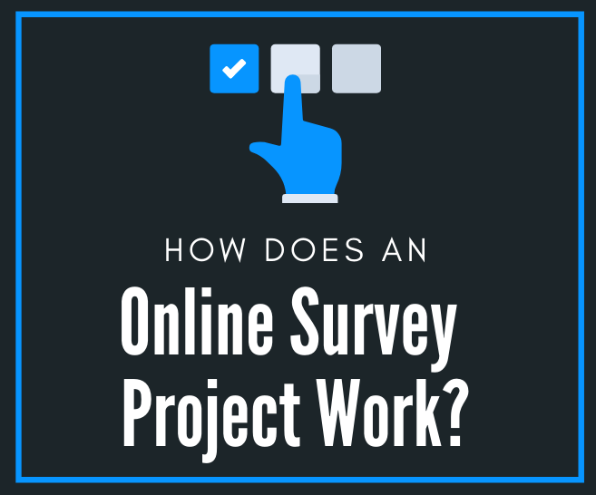 how does an online survey project work