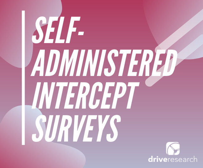 self administered intercept surveys