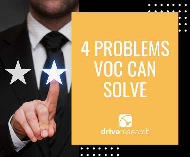 problems voc can solve voice of customer research firm