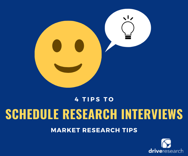 4 Tips to Schedule Research Interviews | Market Research Company