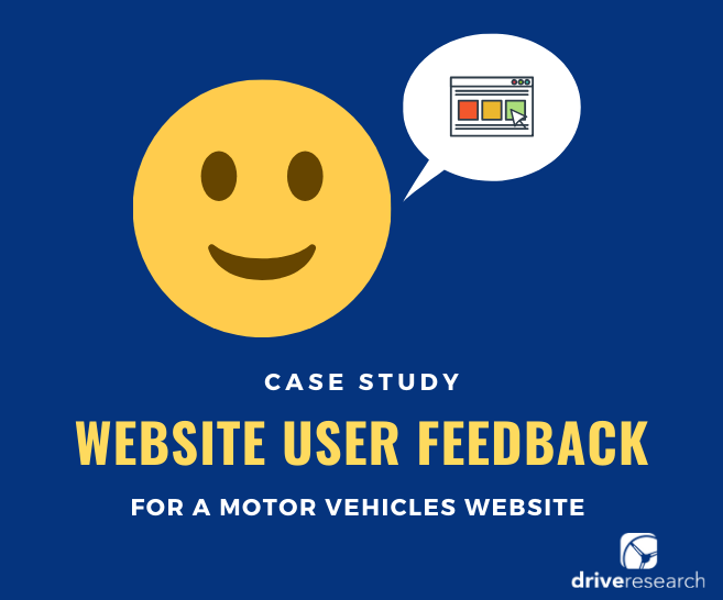Case Study: Website User Feedback a Motor Vehicles Website