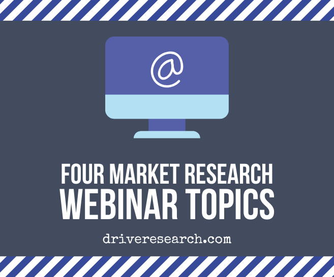 webinar topics market research