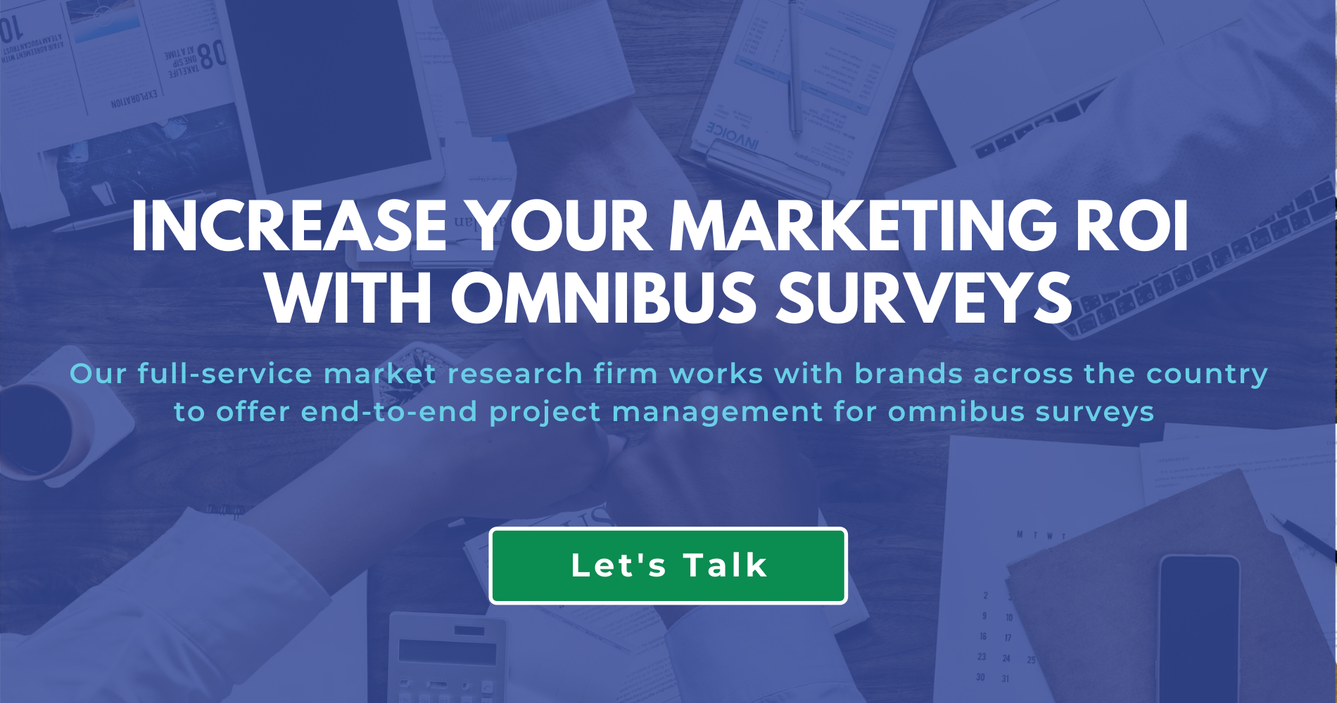 Increase your marketing roi  with omnibus surveys