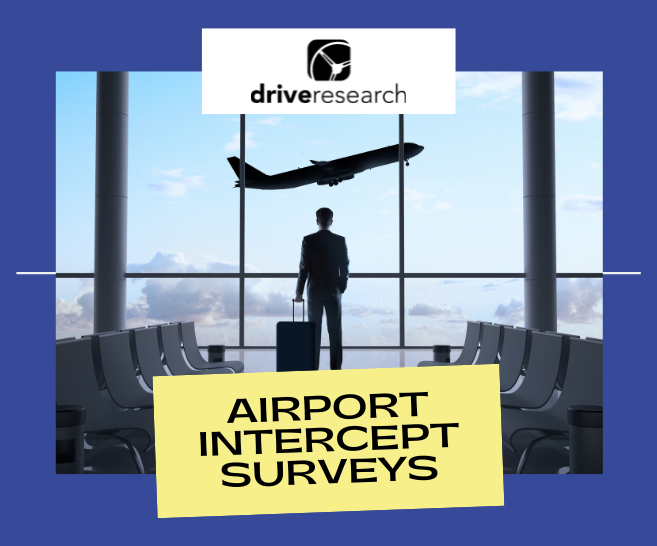 conduct survey airport market research