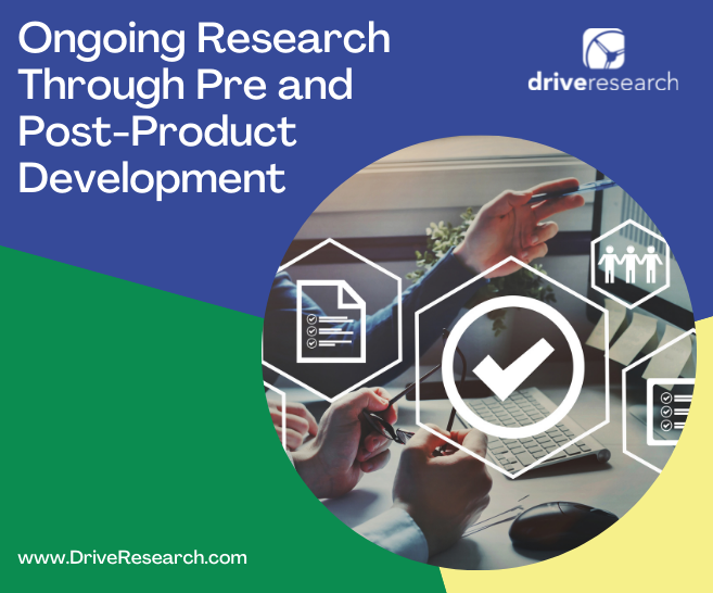 The Importance of Ongoing Research Through Pre and Post-Product Development