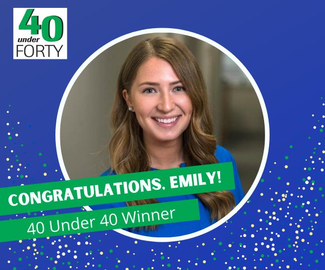 Blog: Emily Carroll Honored as a 2021 40 Under 40 Winner | Syracuse, NY