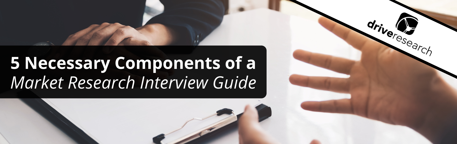 market research interview guide