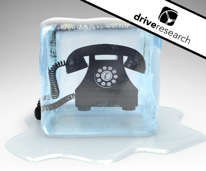 Blog: a phone in a block of ice - cold calling