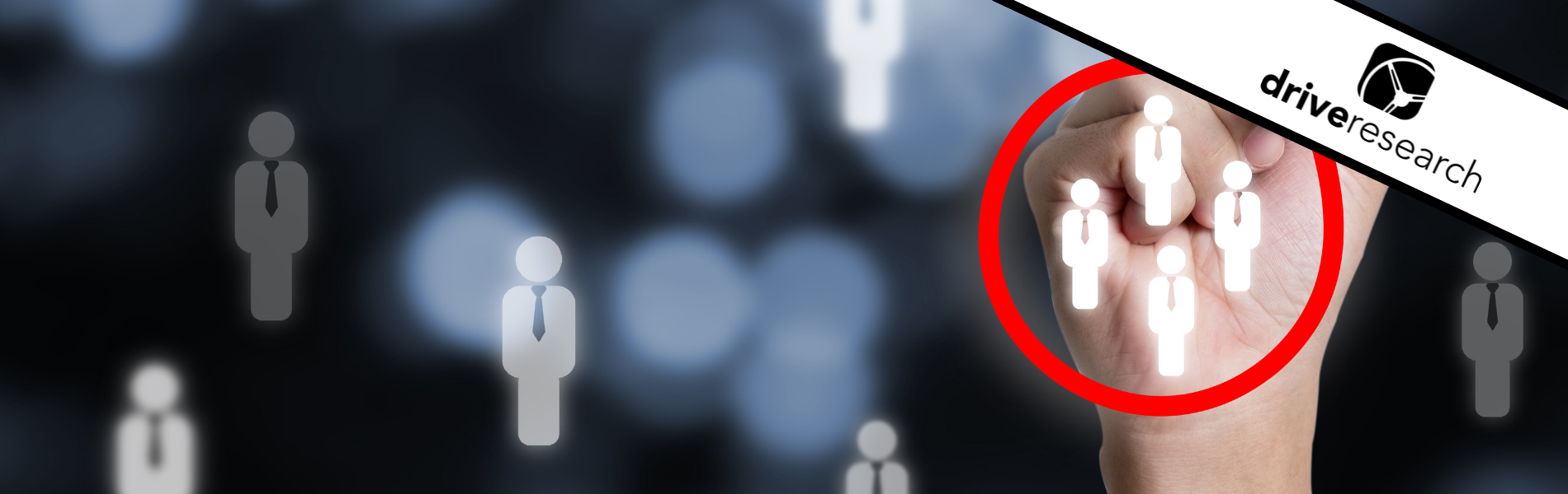 customer icons in a group circled in red