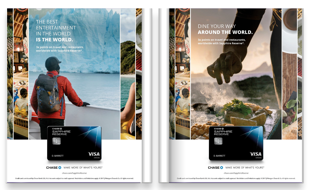 Chase Bank's Chase Sapphire Reserve Campaign