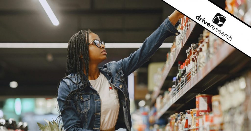 A Woman Shopping in a Grocery Store - Drive Research