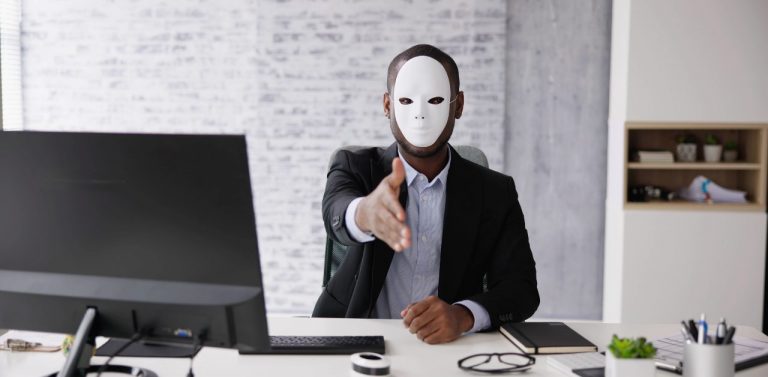 Deceitful Lying Fraud Survey Respondent Concept