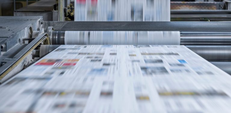 Printing newspapers