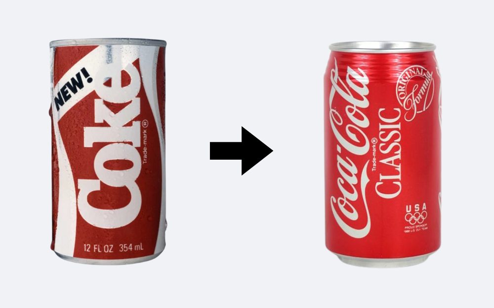 New coke branding