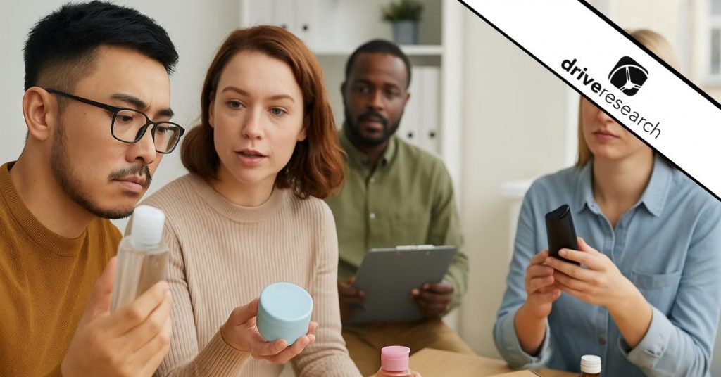 People participating in product testing research