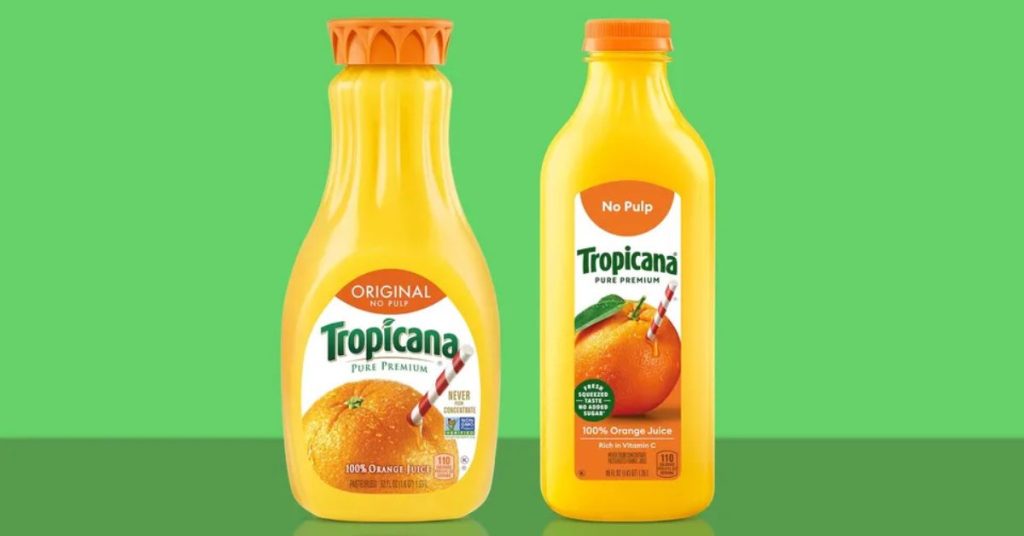 Tropicana package redesign - credit to packaging digest