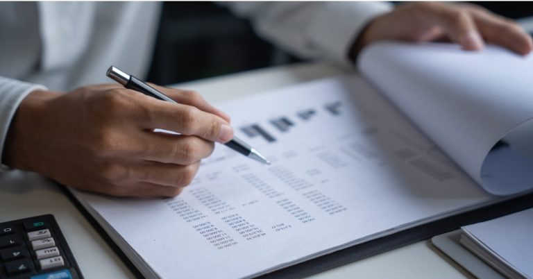 Business professional analyzing their credit union's NPS score