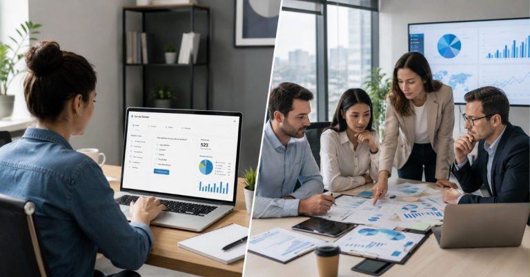 DIY survey versus research team